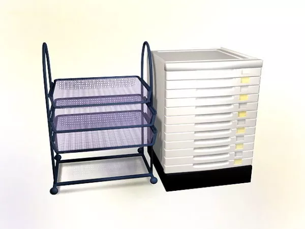 Office Furniture Folder Card Cabinet 3d model Office Furniture Folder Card Cabinet 3d model