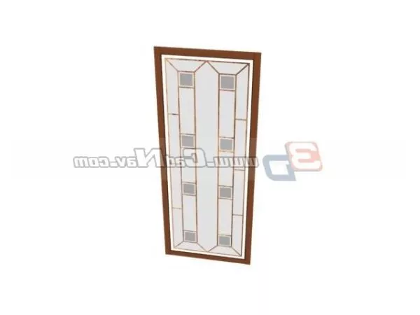 Indoor Bedroom Door Design 3d model Indoor Bedroom Door Design 3d model