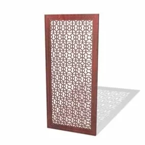 Indoor Furniture Lattice Panel 3d model