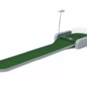 Indoor Golf Putting Trainer 3d model