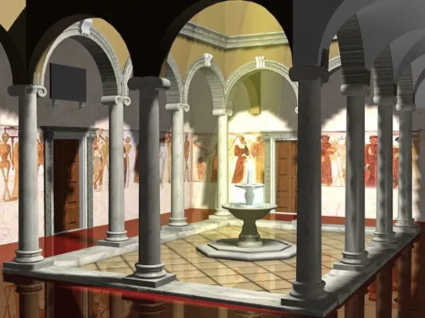 Small Castle Building 3d model