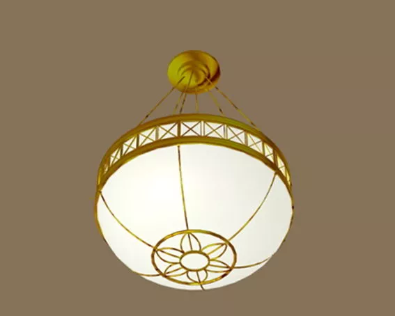Indoor Vintage Pendant Light Fixture 3d model Indoor Vintage Pendant Light Fixture 3d model