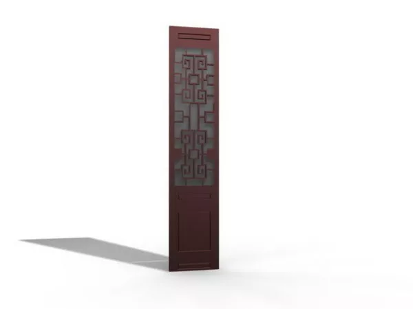 Indoor Panel 3d model Indoor Panel 3d model