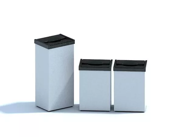 Steel Bulk Container 3d model