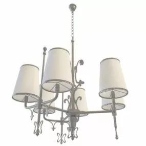 Industrial Style Chandelier Lighting 3d model