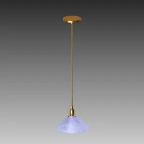 Industrial Style Hanging Lamp 3d model