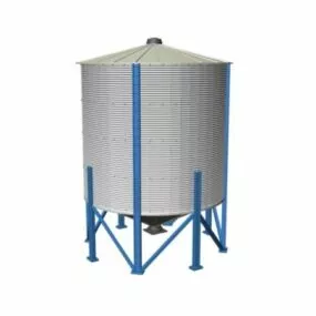 Industrial Heavy Storage Silo 3d model