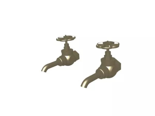 Chrome Faucet Gessi 3d model