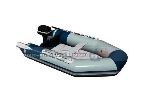 General Fishing Boat Medium Size 3d model
