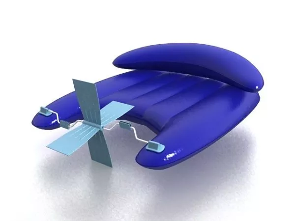 Boat With Row 3d model