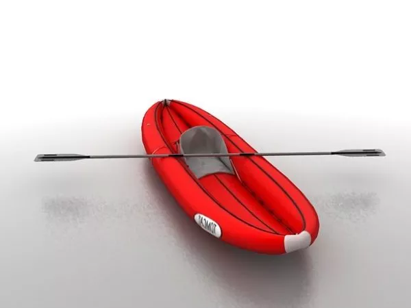 Medieval Row Boat 3d model