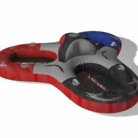 Inflatable Water Trampoline 3d model