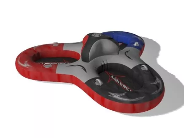 Inflatable Water Trampoline 3d model Inflatable Water Trampoline 3d model