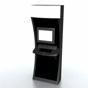 Store Information Kiosk 3d model