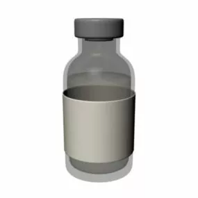 Injection Bottle Hospital Equipment 3d model