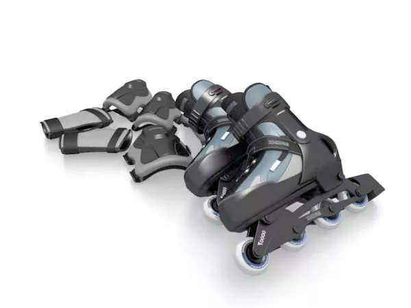 Inline Sport Skate Sets 3d model Inline Sport Skate Sets 3d model