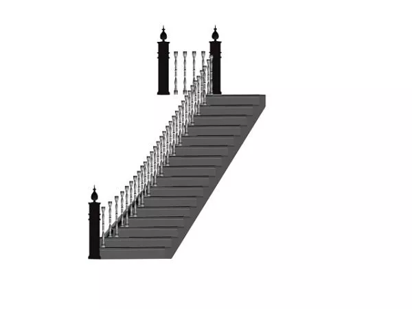 Inside House Design Stairs 3d model Inside House Design Stairs 3d model