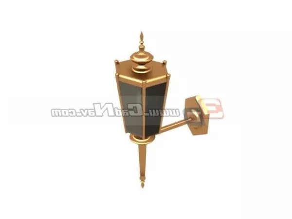 Interior Design Antique Metal Wall Light 3d model Interior Design Antique Metal Wall Light 3d model