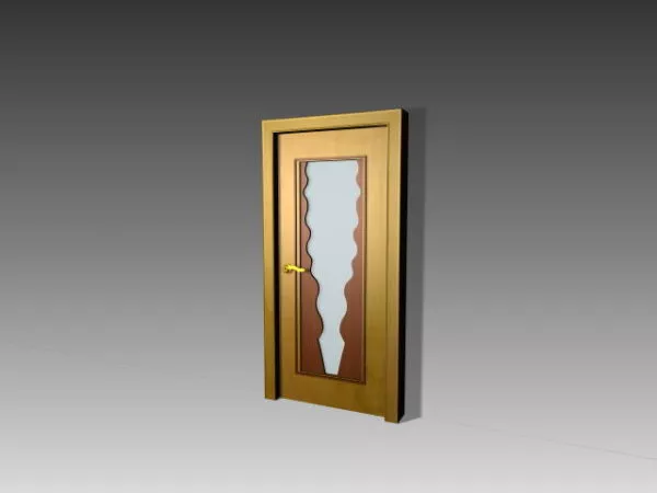 Home Interior Glass Door 3d model Home Interior Glass Door 3d model