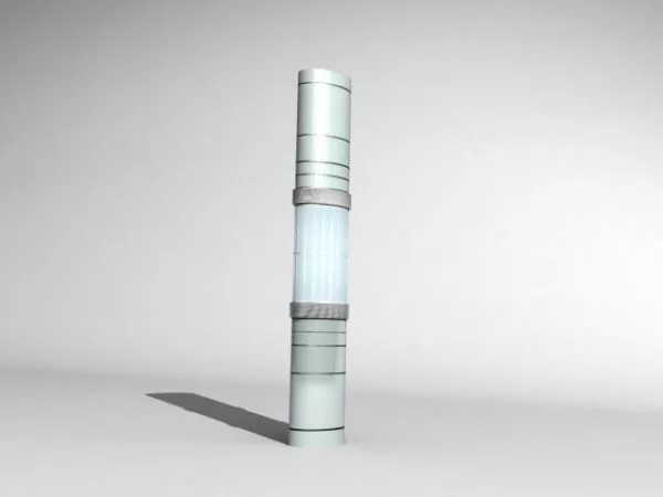 Square Pillar Concrete 3d model