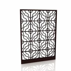 Interior Decorative Screen Panel 3d model
