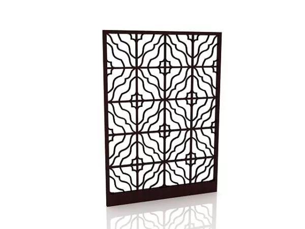 Craved Frame Panel 3d model