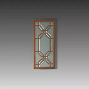 Interior Design Door Glass Inserts 3d model