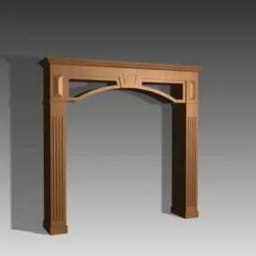 Home Interior Door Surrounds Decoration 3d model