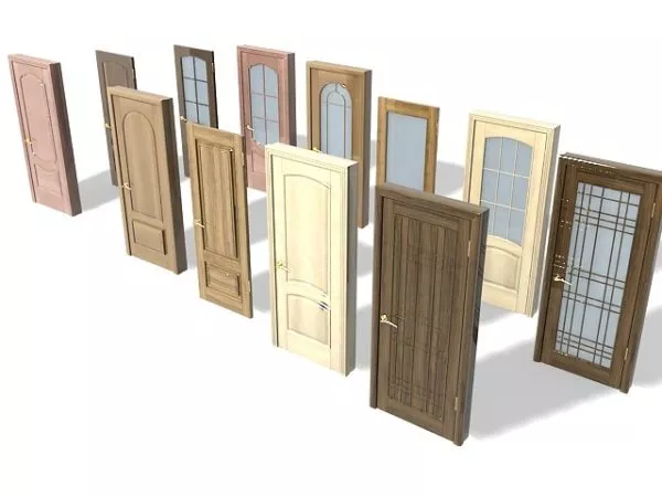 Furniture Interior Doors Collection 3d model Furniture Interior Doors Collection 3d model