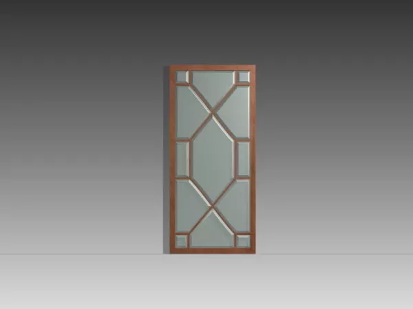 Home Interior Doors With Glass Insert 3d model Home Interior Doors With Glass Insert 3d model