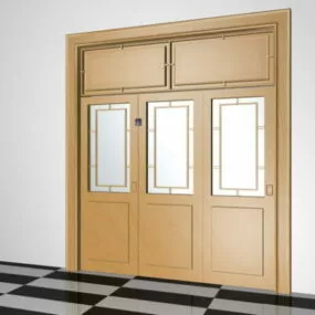 Interior Design Folding Doors 3d model