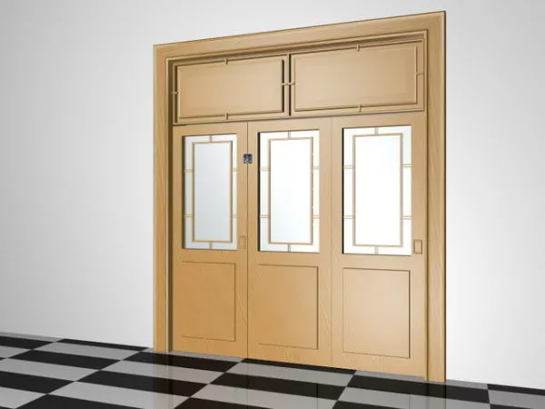 Interior Design Folding Doors 3d model Interior Design Folding Doors 3d model