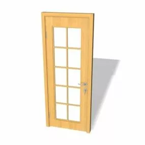 Interior Furniture French Door 3d model
