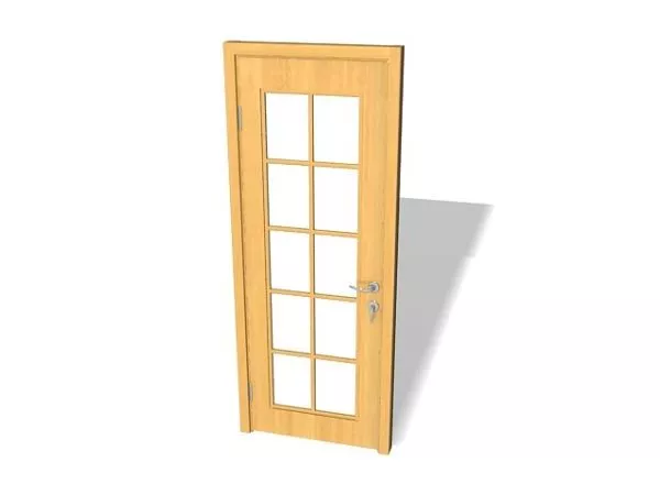 Interior Furniture French Door 3d model Interior Furniture French Door 3d model