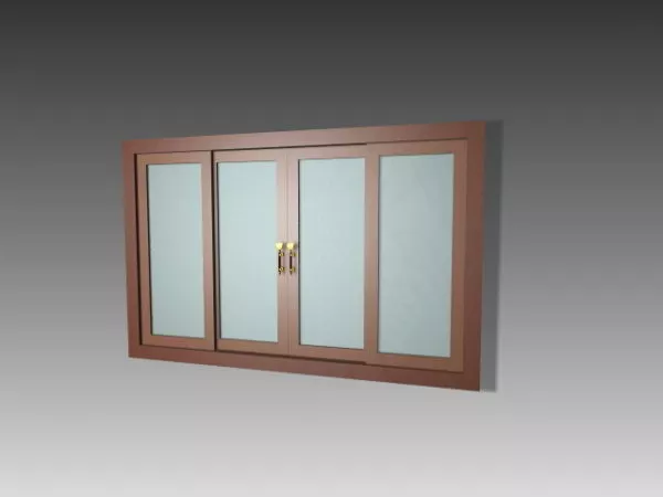Interior Door Glass Partition Furniture 3d model Interior Door Glass Partition Furniture 3d model