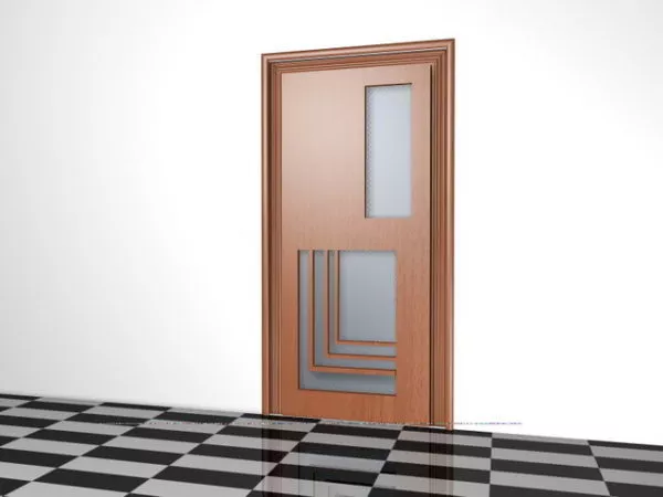 Home Decor Interior Glazed Door 3d model Home Decor Interior Glazed Door 3d model