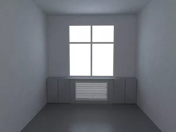 Radiator Cover Indoor Part 3d model