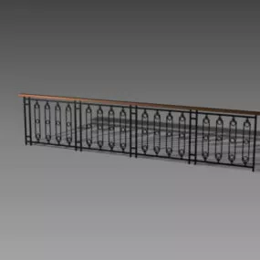 Interior Railing 3d model