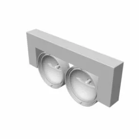 Home Design Interior Spotlights 3d model