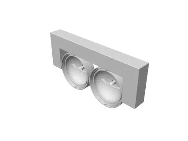Track Spotlight Ceiling Mounted 3d model