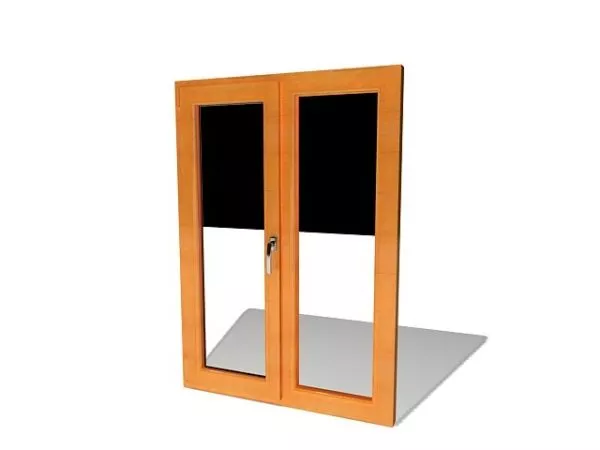Interior Furniture Wood Glass Window 3d model Interior Furniture Wood Glass Window 3d model