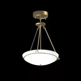 Inverted Bowl Home Pendant Lamp 3d model