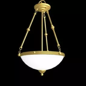 Inverted Bowl Housing Pendant Lighting 3d model