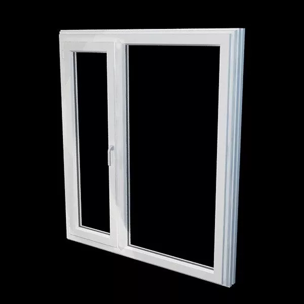 Slide Window Plastic Frame 3d model
