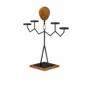 Metal Art Candle Holder 3d model