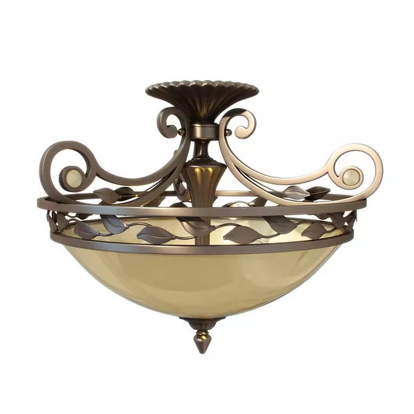 Iron Art Design Ceiling Lamp 3d model Iron Art Design Ceiling Lamp 3d model