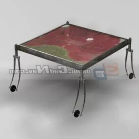 Iron Coffee Table Furniture 3d model