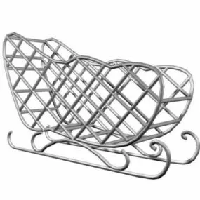 Iron Craft Sleigh Equipment 3d model