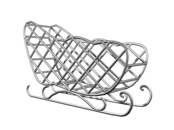 Iron Craft Sleigh Equipment 3d model Iron Craft Sleigh Equipment 3d model