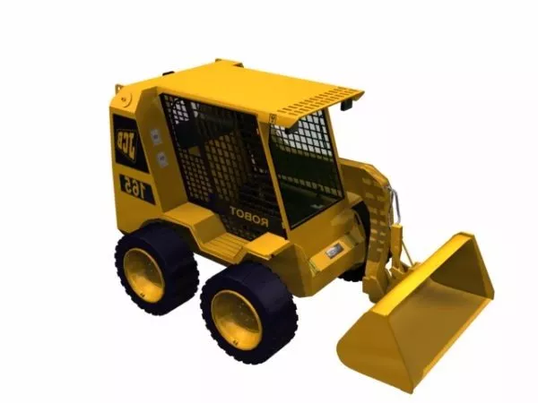 Industrial Jcb Backhoe Loader 3d model Industrial Jcb Backhoe Loader 3d model